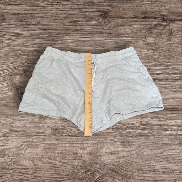 Women’s shorts XXL powderd blue pockets drawstring 32 degrees soft - Picture 5 of 6